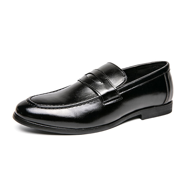 Zapatos de Cuero Minimalistas Punta Afilada Estilo Británico - Image 5