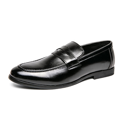 Zapatos de Cuero Minimalistas Punta Afilada Estilo Británico - Image 5