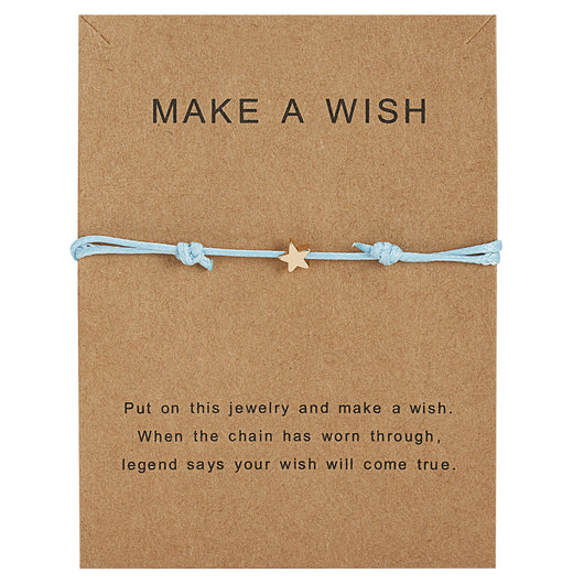 Pulsera Ajustable con Estrella de Cinco Puntas Tejida - Image 6