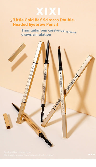 Lápiz de Cejas Ultra Fino Dorado Resistente al Desvanecimiento - Image 13