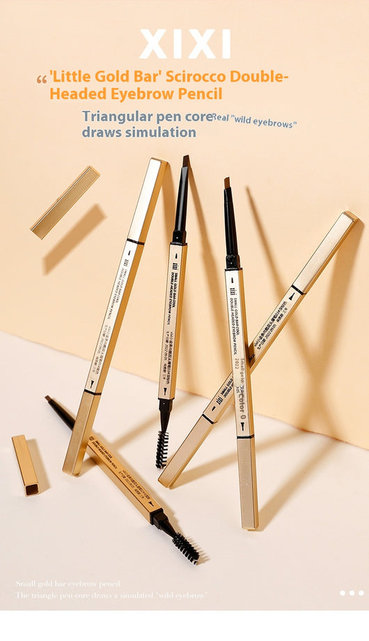Lápiz de Cejas Ultra Fino Dorado Resistente al Desvanecimiento - Image 13