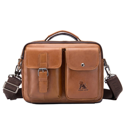 Bolsa Diagonal de Cuero Genuino para Hombre - Image 3