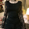 Blusa Sexy Encaje Espalda Descubierta Ajustada Elegante