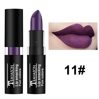 Labial Oscuro Nude Blanco Vampiro - Maquillaje Halloween Retro Creativo - Image 15