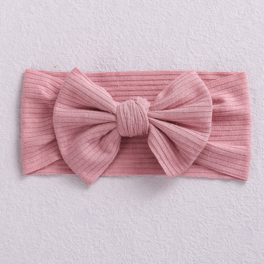 Diadema Elástica Ancha con Moño para Bebé y Niña - Image 12