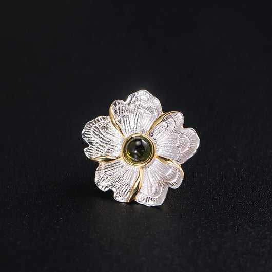 Broche de loto con turmalina para hombre - Accesorio elegante premium - Image 10