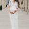 Vestido de Encaje para Sesión Fotográfica de Maternidad