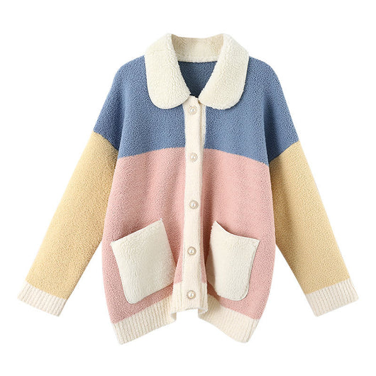 Abrigo de Lana Estilo Occidental para Niñas - Diseño Holgado y Cálido - Image 7