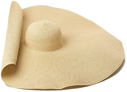 Sombrero de Paja para Playa y Viajes - Protección Solar Elegante - Image 8