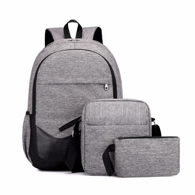 Mochila Universitaria de Tres Compartimentos para Estudiantes - Image 6