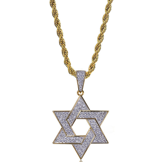 Collar Hexagrama para Hombre - Diseño Europeo y Americano - Image 3