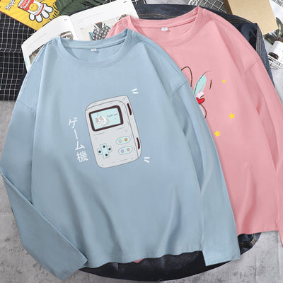 Camiseta de Algodón de Manga Larga para Mujer - Image 3