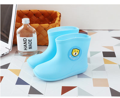 Botas de Lluvia Infantiles Cortas Antideslizantes Impermeables - Image 33