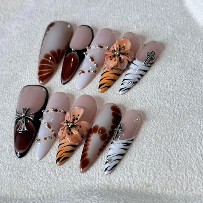 Esmalte de Larga Duración Estilo Francés con Diseño Leopardo - Image 7