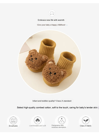 Calcetines Antideslizantes para Bebé Primavera-Otoño con Grip de Silicona - Image 19