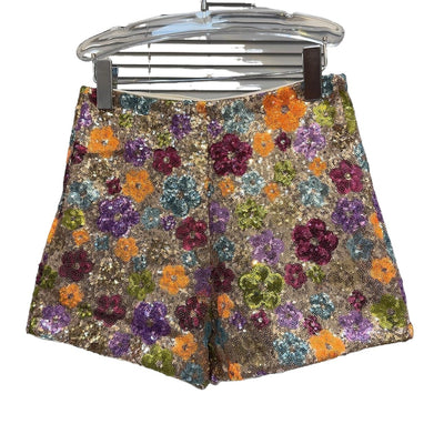 Shorts con Lentejuelas Personalizadas de Flores para Mujer - Image 6