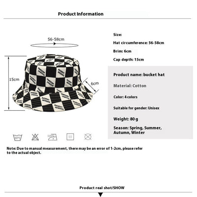 Gorro Reversible Cuadrille con Letras para Mujer - Doble Cara - Image 9