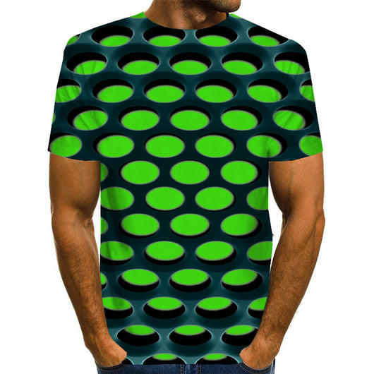Camiseta Estampada 3D para Hombre de Manga Corta - Image 12