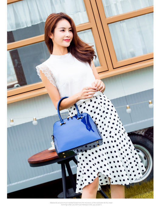Bolso Tote Brillante para Mujer con Asa de Hombro - Image 15