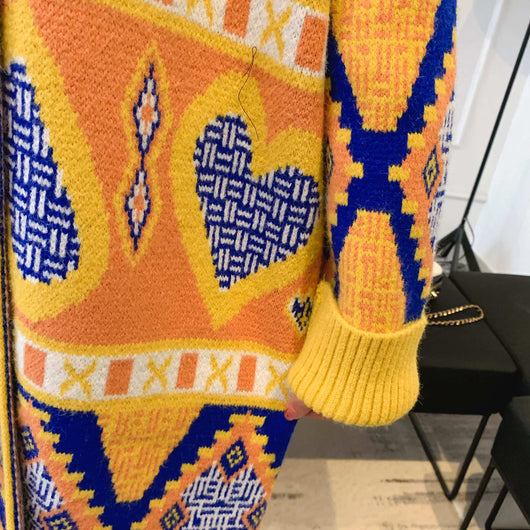 Cardigan Tejido Largo para Mujer - Abrigo Suéter Versátil - Image 9