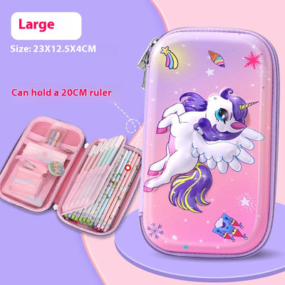 Estuche Escolar Grande Anti-Caídas con Alta Capacidad EVA para Primaria - Image 10