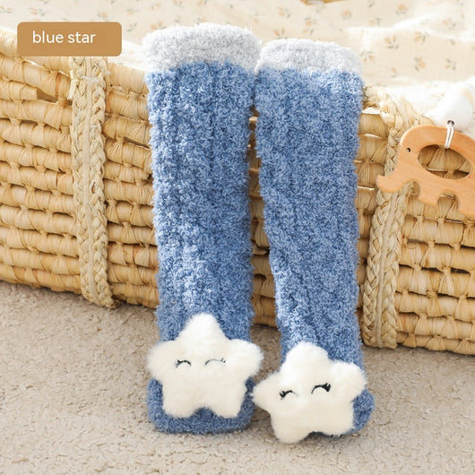 Calcetines para Bebé de Terciopelo Coral Reforzados Térmicos - Image 9