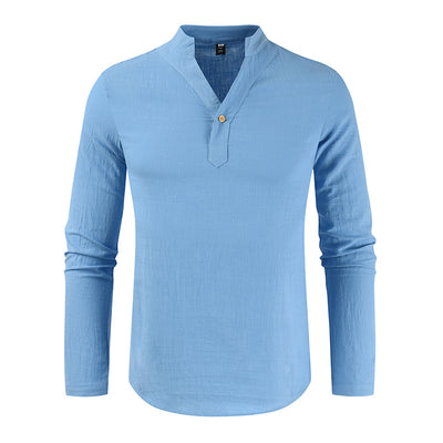 Playera Cuello V Hombre Importada - Diseño Clásico y Versátil - Image 2