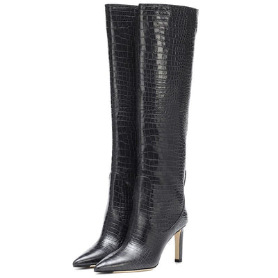 Botas Altas de Moda Talla Grande - Estilo Elegante y Cómodo - Image 7