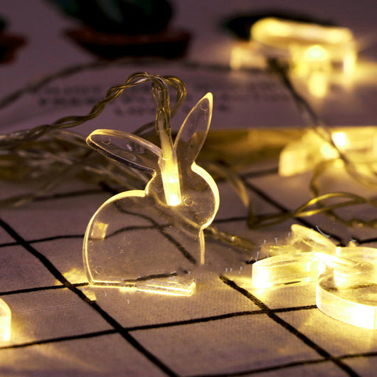 Luces LED Decorativas Conejo de Pascua con Alambre Transparente - Image 5