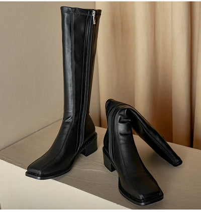 Botas Altas para Mujer con Cierre Lateral - Image 3
