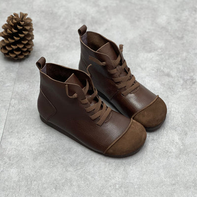 Botas Martin de Cuero Vintage con Forro Cálido y Suela Suave - Image 11