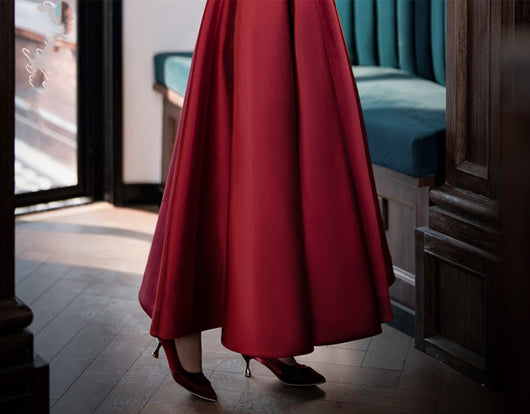 Vestido de Noche Elegante Lujo Nicho para Compromisos y Eventos - Image 5