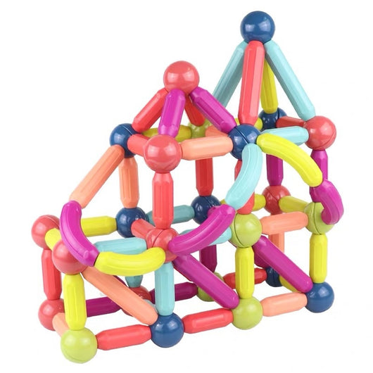 Juego de Construcción Magnética Grande para Aprendizaje Temprano - Bloques Variados DIY - Image 3