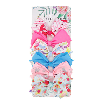 Set de Broches para Cabello con Moño de Corazón para Niñas - Image 6
