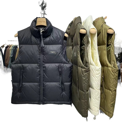 Chaleco Acolchado con Cuello de Pie para Hombre - Image 2