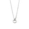S925 Sterling Plateado Ring English Letter Necklace Female Minority Plateado