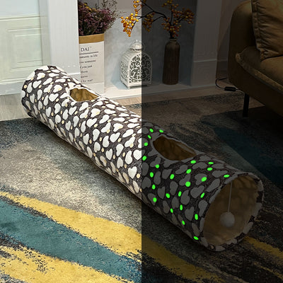 Túnel para Gatos con Efecto Luminoso Nocturno Dragón Rodante - Image 2