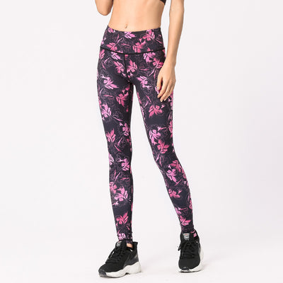 Leggings Deportivos de Cintura Alta con Estampado Digital