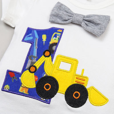 Mono Infantil con Patrón de Tractor para Niño - Image 9