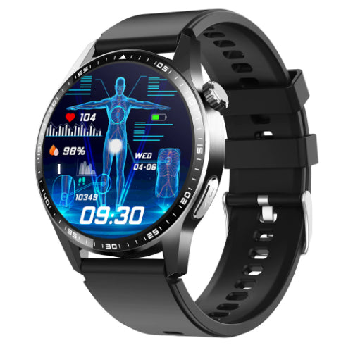 Pulsera Inteligente con Monitor de ECG y Glucosa - Control de Salud 24/7