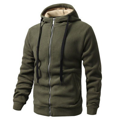 Chaqueta de Forro Polar con Sudadera con Capucha - Diseño Europeo - Image 5