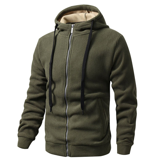 Chaqueta de Forro Polar con Sudadera con Capucha - Diseño Europeo - Image 5