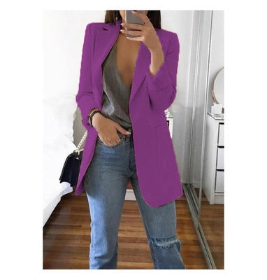 Blazer Slim Temperamento con Solapa Elegante - Image 11