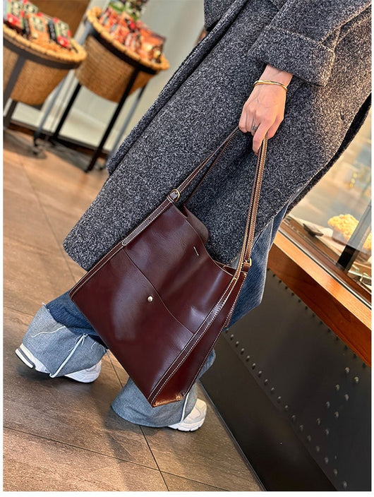 Bolso Tote de Cuero para Mujer con Gran Capacidad - Ideal para el Día a Día - Image 12