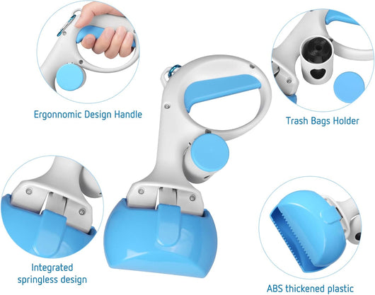 Recogedor de Heces para Perros y Gatos con Soporte para Bolsas - Material Resistente - Image 10