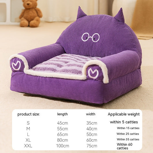 Cama Térmica de Angora para Perros Pequeños y Medianos - Sofá Cálido para Mascotas - Image 4