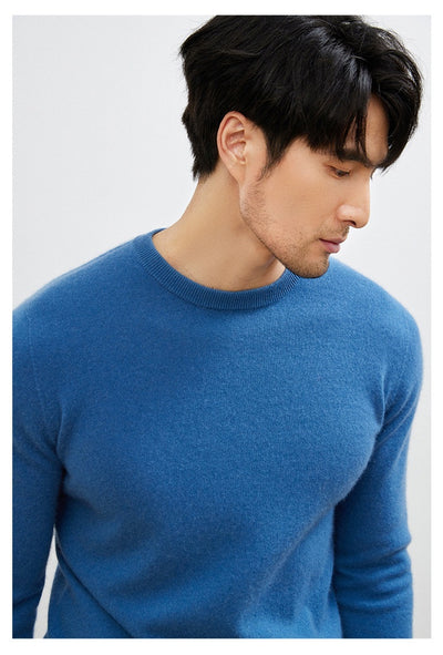 Suéter Grueso Business Casual de Manga Larga para Hombre - Otoño e Invierno - Image 23