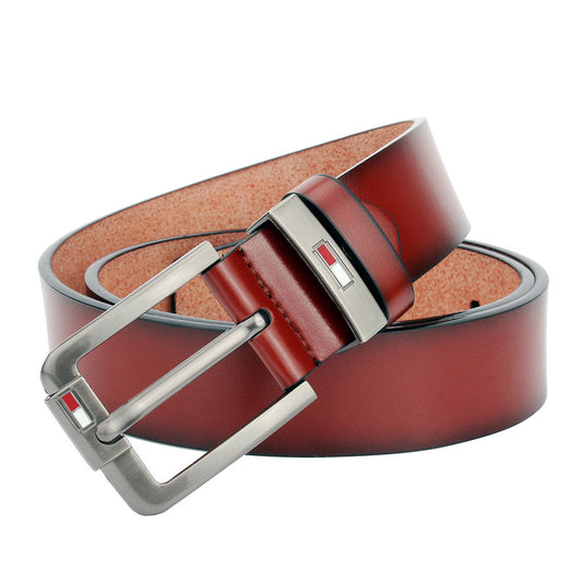 Cinturón Retro para Hombre con Hebilla de Pasador - Versátil y Clásico - Image 2