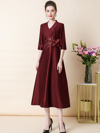 Vestido Ajustado Elegante con Bordado Delicado - Image 13