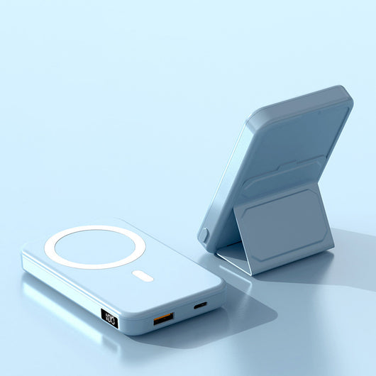 Powerbank Inalámbrico con Soporte Magnético Plegable de Gran Capacidad